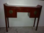 Code:C715<Description:Red Altar Table<br/>Please call Laura @ 81000428 for Special Price